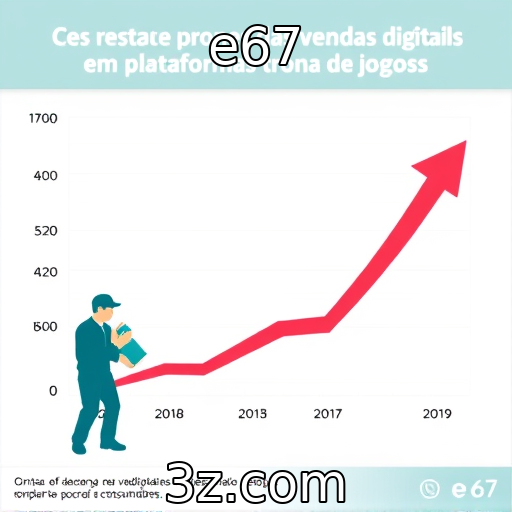 Aumento das vendas digitais em plataformas de jogos